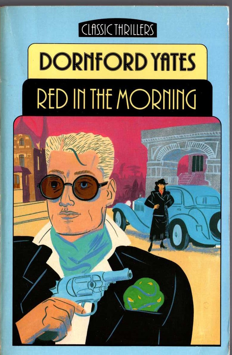 Dornford Yates  RED IN THE MORNING front book cover image
