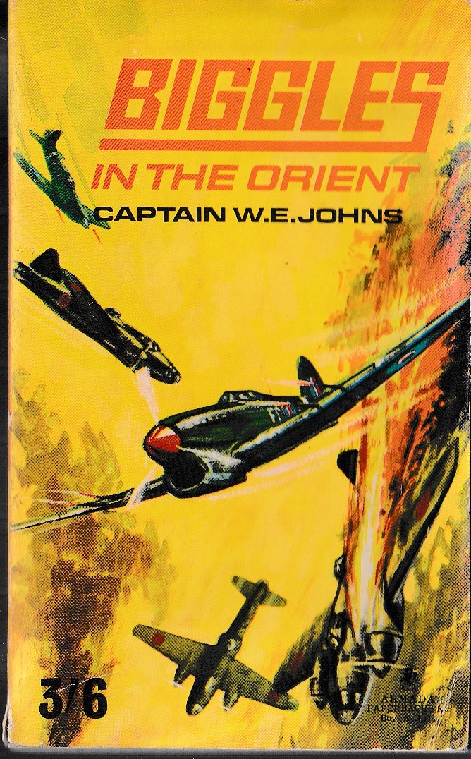 Captain W.E. Johns  BIGGLES IN THE ORIENT front book cover image