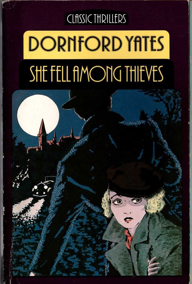 Dornford Yates  SHE FELL AMONG THIEVES front book cover image