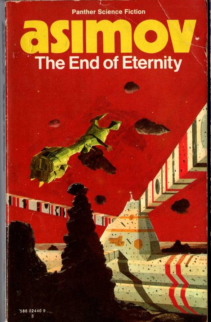 Isaac Asimov  THE END OF ETERNITY front book cover image