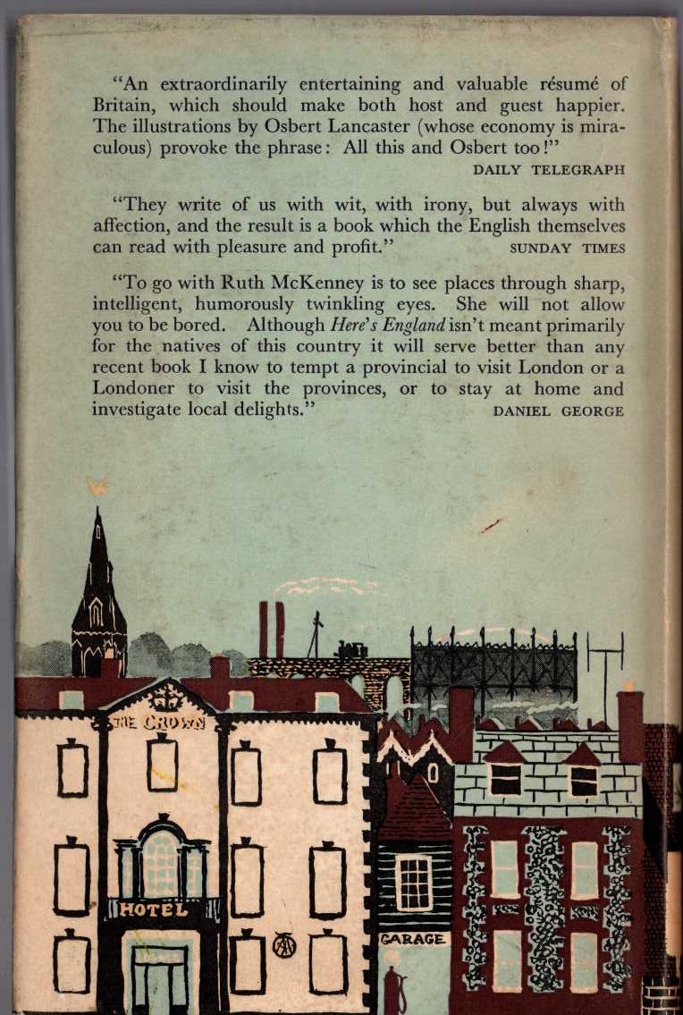 HERE'S ENGLAND magnified rear book cover image