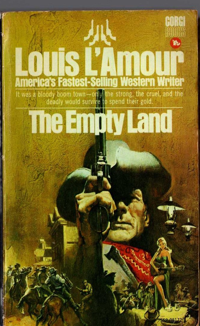 Louis L'Amour  THE EMPTY LAND front book cover image
