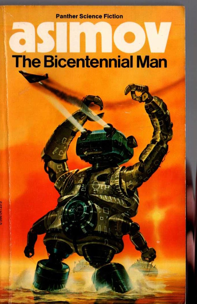 Isaac Asimov  THE BICENTENNIAL MAN front book cover image
