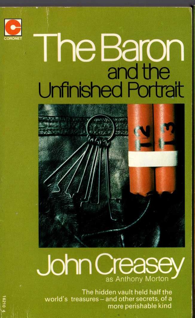Anthony Morton  THE BARON AND THE UNFINISHED PORTRAIT front book cover image