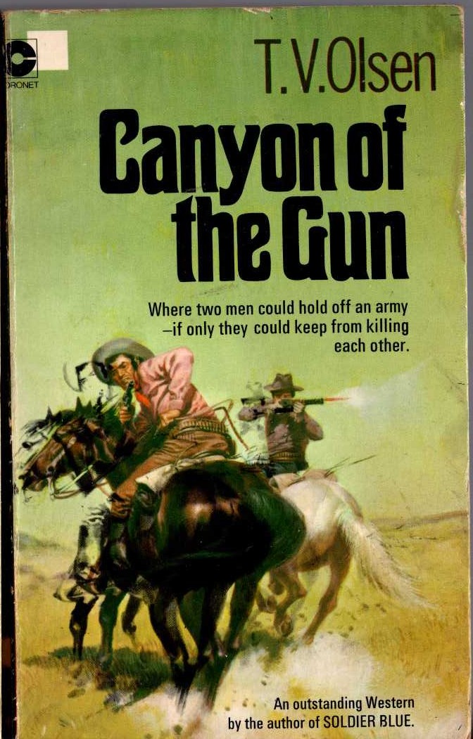 T.V. Olsen  CANYON OF THE GUN front book cover image