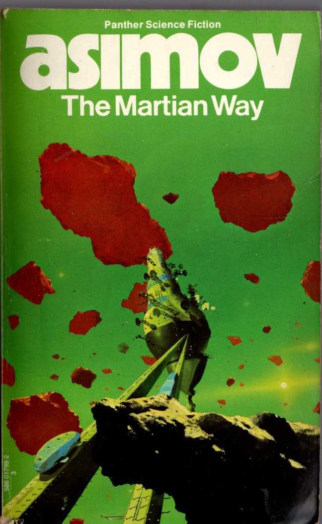 Isaac Asimov  THE MARTIAN WAY front book cover image