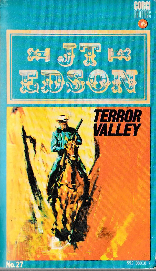 J.T. Edson  TERROR VALLEY front book cover image