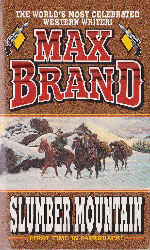 Max Brand  SLUMBER MOUNTAIN front book cover image