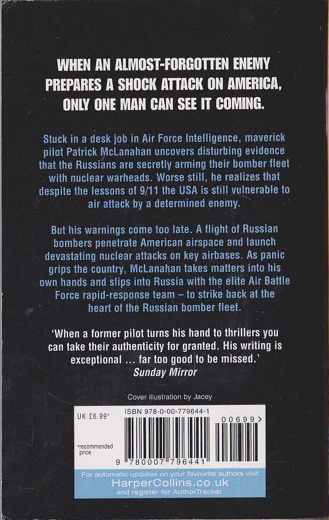 Dale Brown  PLAN OF ATTACK magnified rear book cover image