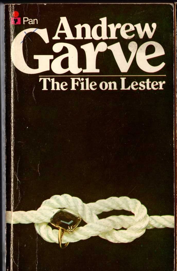 Andrew Garve  THE FILE ON LESTER front book cover image