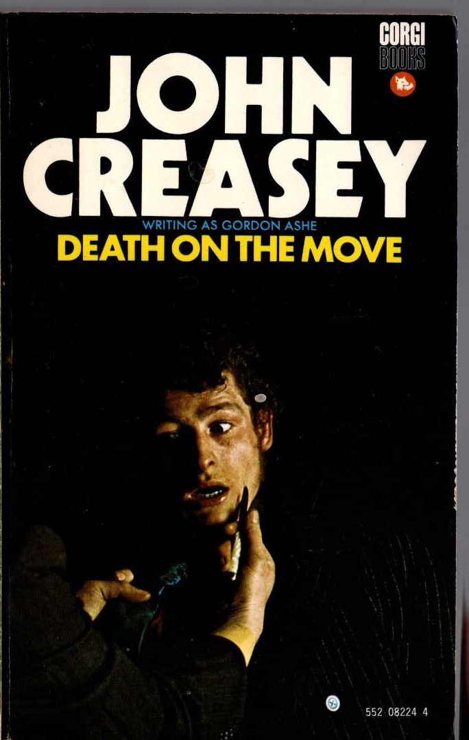 Gordon Ashe  DEATH ON THE MOVE front book cover image