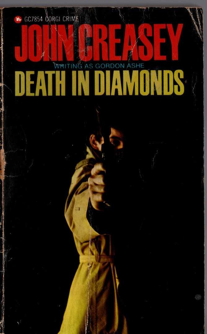 Gordon Ashe  DEATH IN DIAMONDS front book cover image