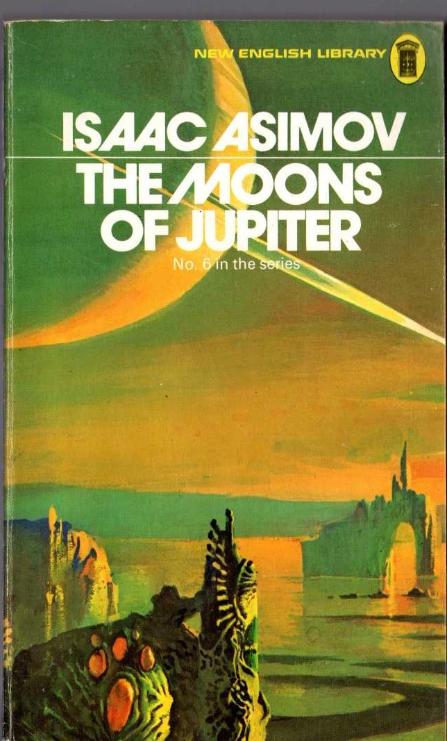 Isaac Asimov  THE MOONS OF JUPITER front book cover image