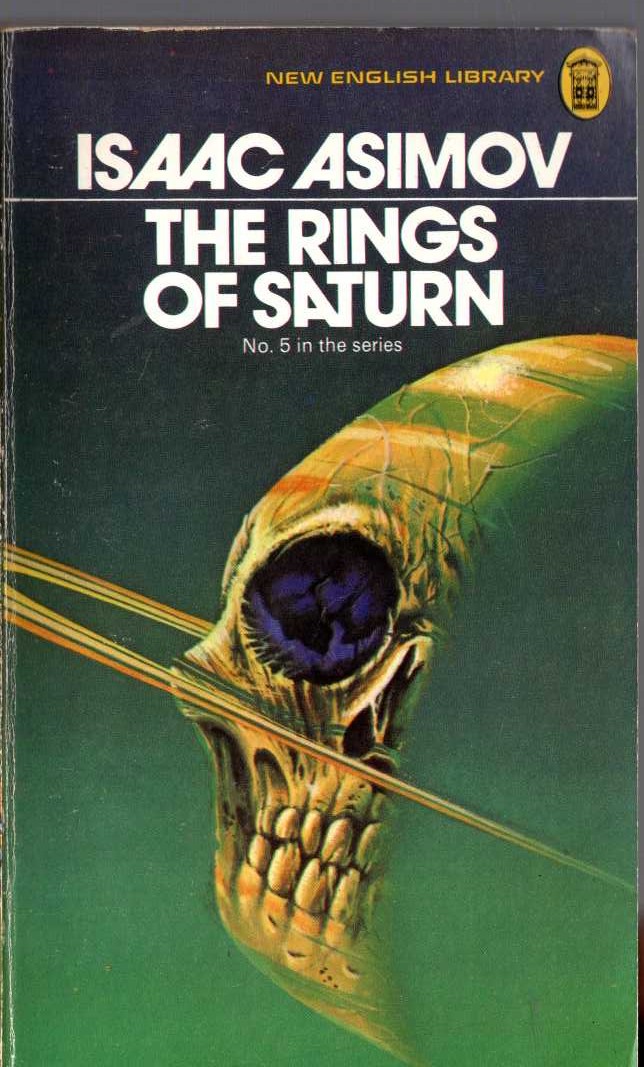 Isaac Asimov  THE RINGS OF SATURN front book cover image