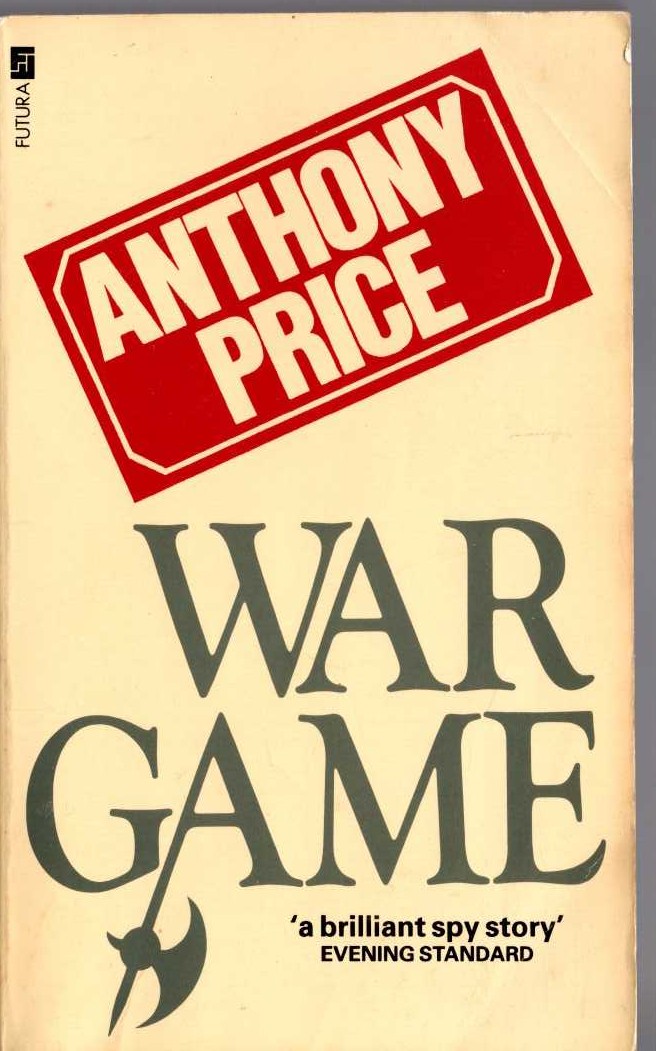 Anthony Price  WAR GAME front book cover image