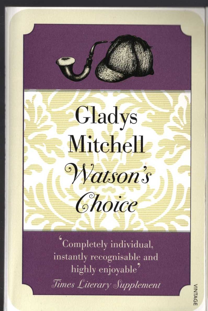 Gladys Mitchell  WATSON'S CHOICE front book cover image