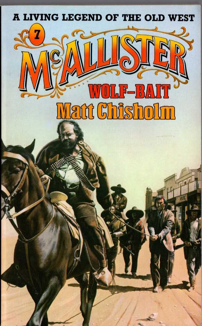 Matt Chisholm  McALLISTER - WOLF-BAIT front book cover image