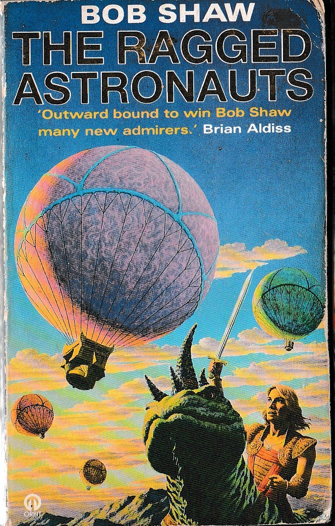 Bob Shaw  THE RAGGED ASTRONAUTS front book cover image