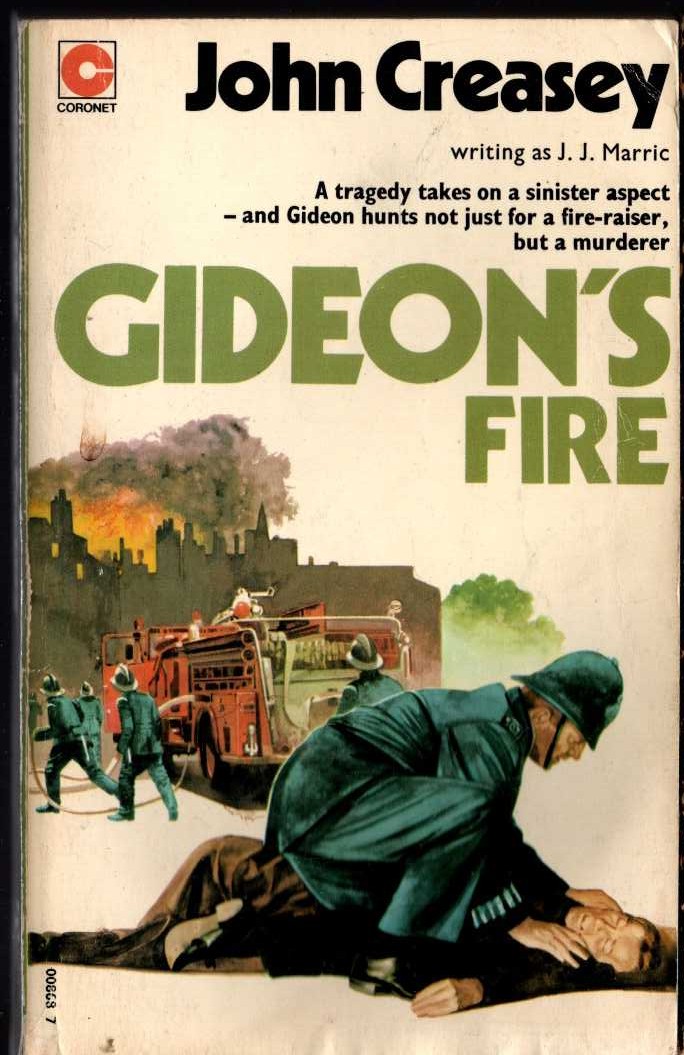 J.J. Marric  GIDEON'S FIRE front book cover image