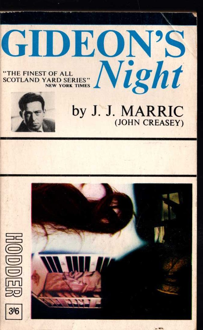 J.J. Marric  GIDEON'S NIGHT front book cover image