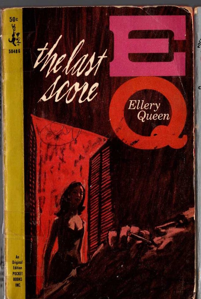 Ellery Queen  THE LAST SCORE front book cover image