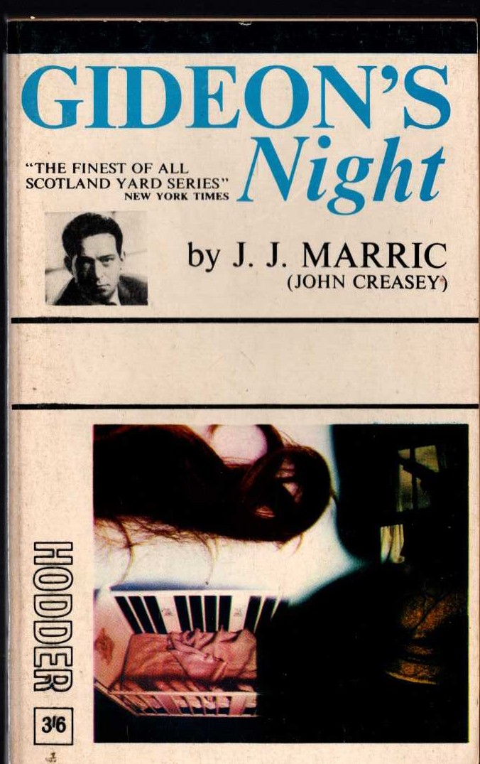 J.J. Marric  GIDEON'S NIGHT front book cover image