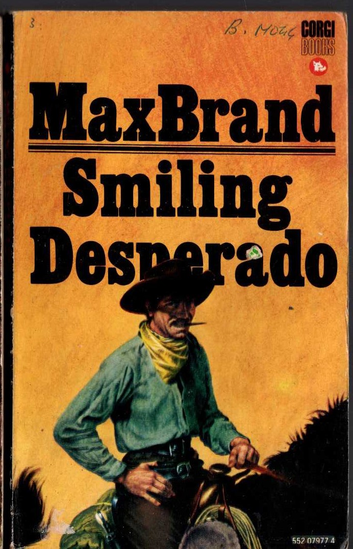 Max Brand  SMILING DESPERADO front book cover image
