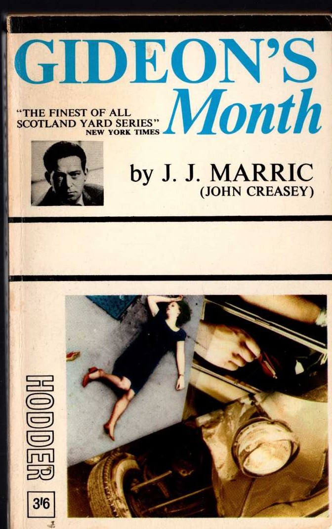 J.J. Marric  GIDEON'S MONTH front book cover image