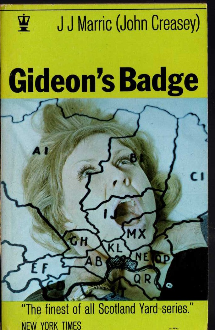 J.J. Marric  GIDEON'S BADGE front book cover image