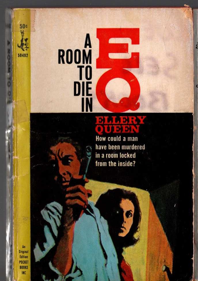 Ellery Queen  A ROOM TO DIE IN front book cover image