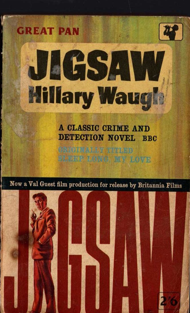 Hillary Waugh  JIGSAW (Film tie-in) front book cover image
