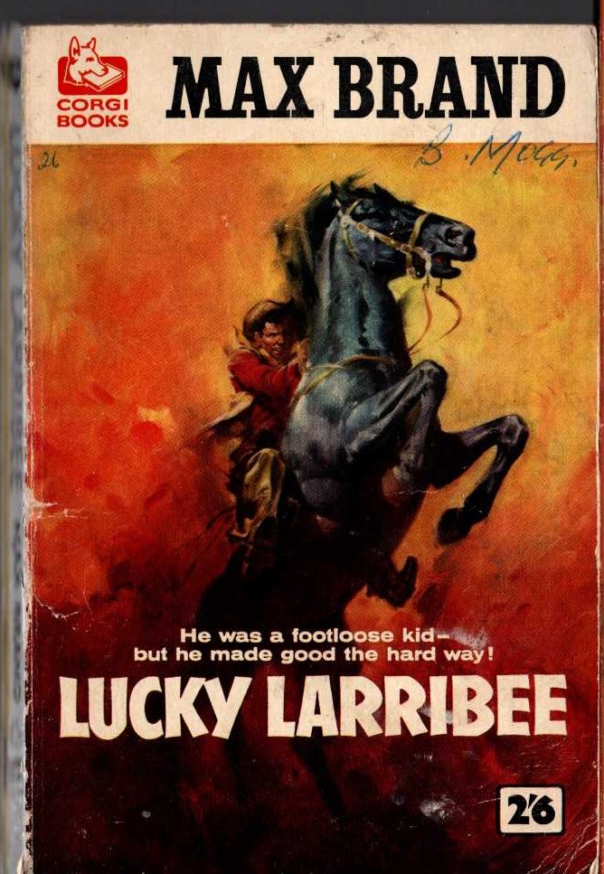 Max Brand  LUCKY LARRIBEE front book cover image