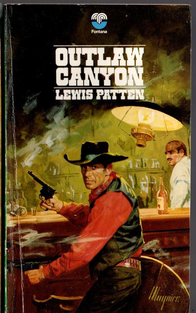 Lewis Patten  OUTLAW CANYON front book cover image