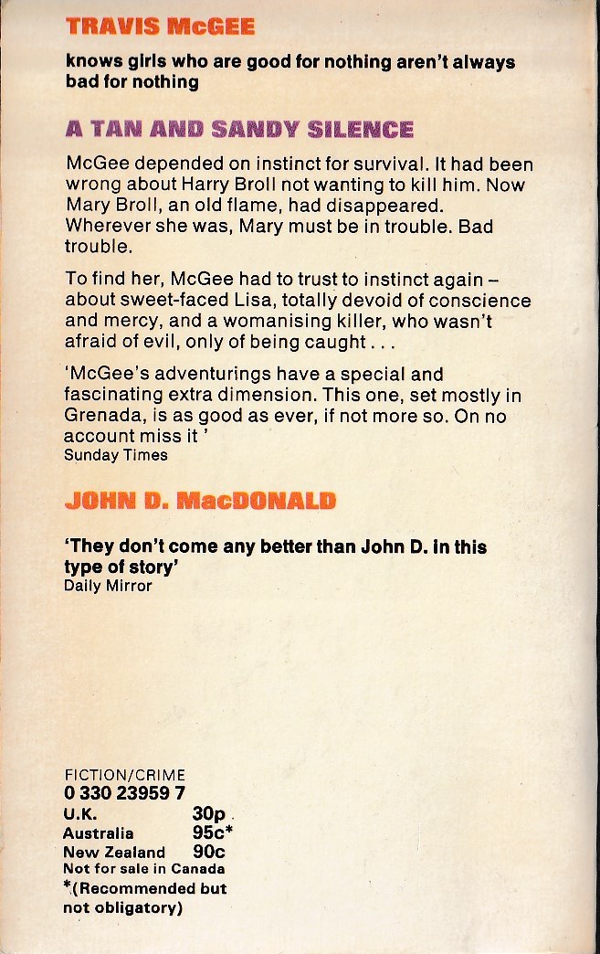 Edgar Wallace THE FORGER .Pan rpt.1977 magnified rear cover image