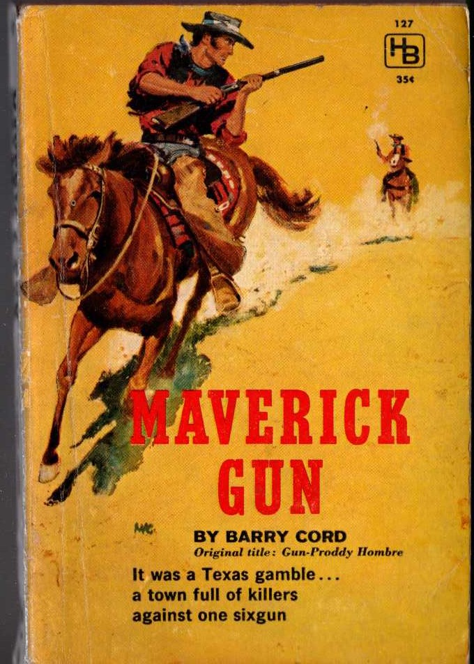 Barry Cord  MAVERICK GUN front book cover image