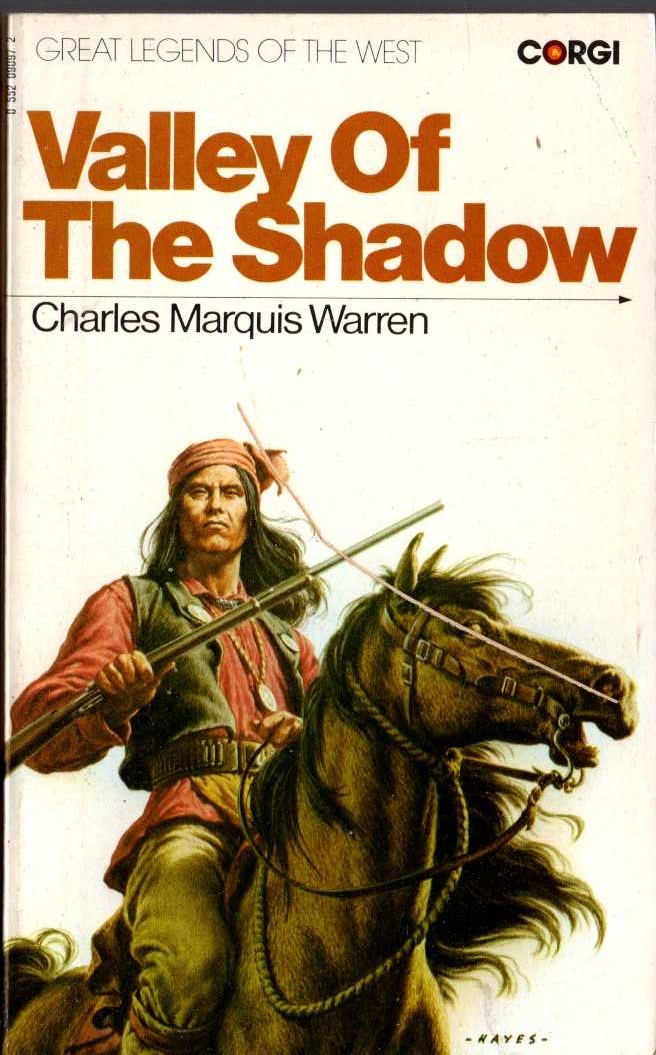 Charles Marquis Warren  VALLEY OF THE SHADOW front book cover image