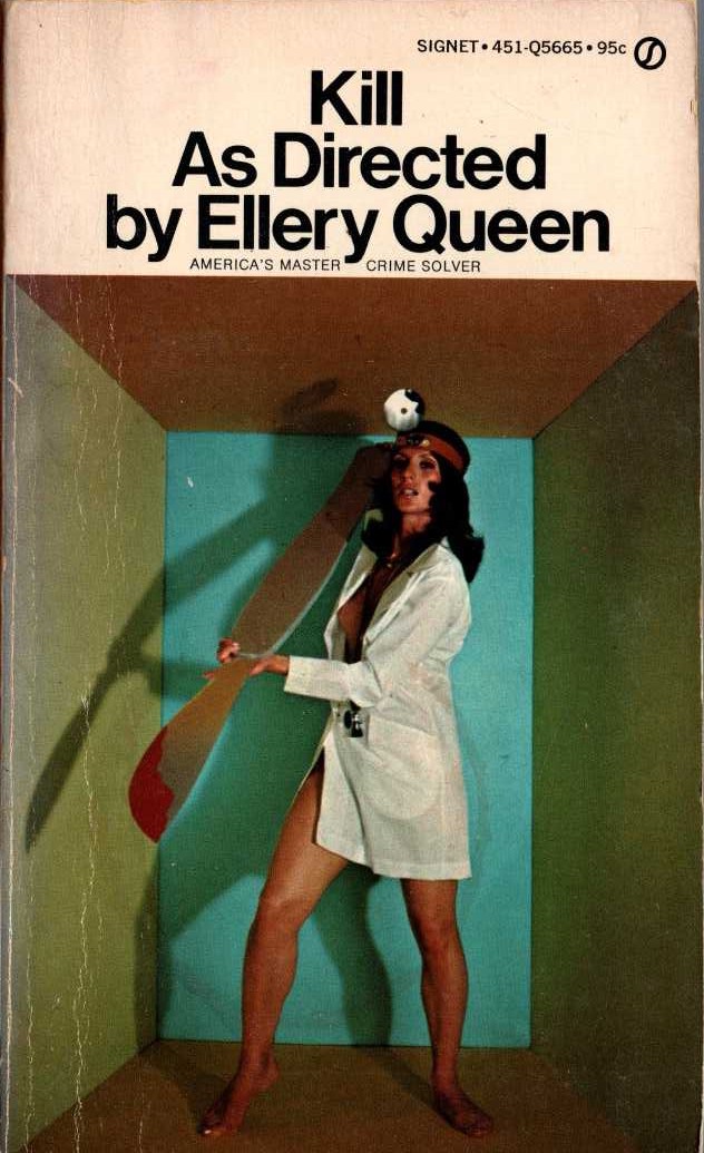 Ellery Queen  KILL AS DIRECTED front book cover image