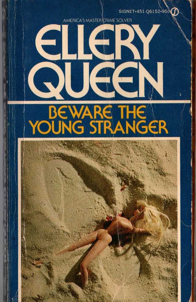 Ellery Queen  BEWARE THE YOUNG STRANGER front book cover image