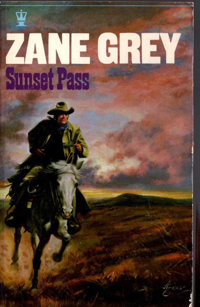 Zane Grey  SUNSET PASS front book cover image