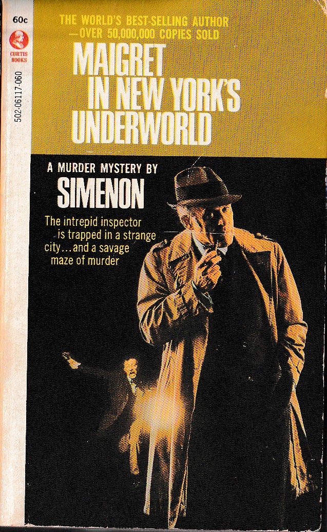 Georges Simenon  MAIGRET IN NEW YORK'S UNDERWORLD front book cover image
