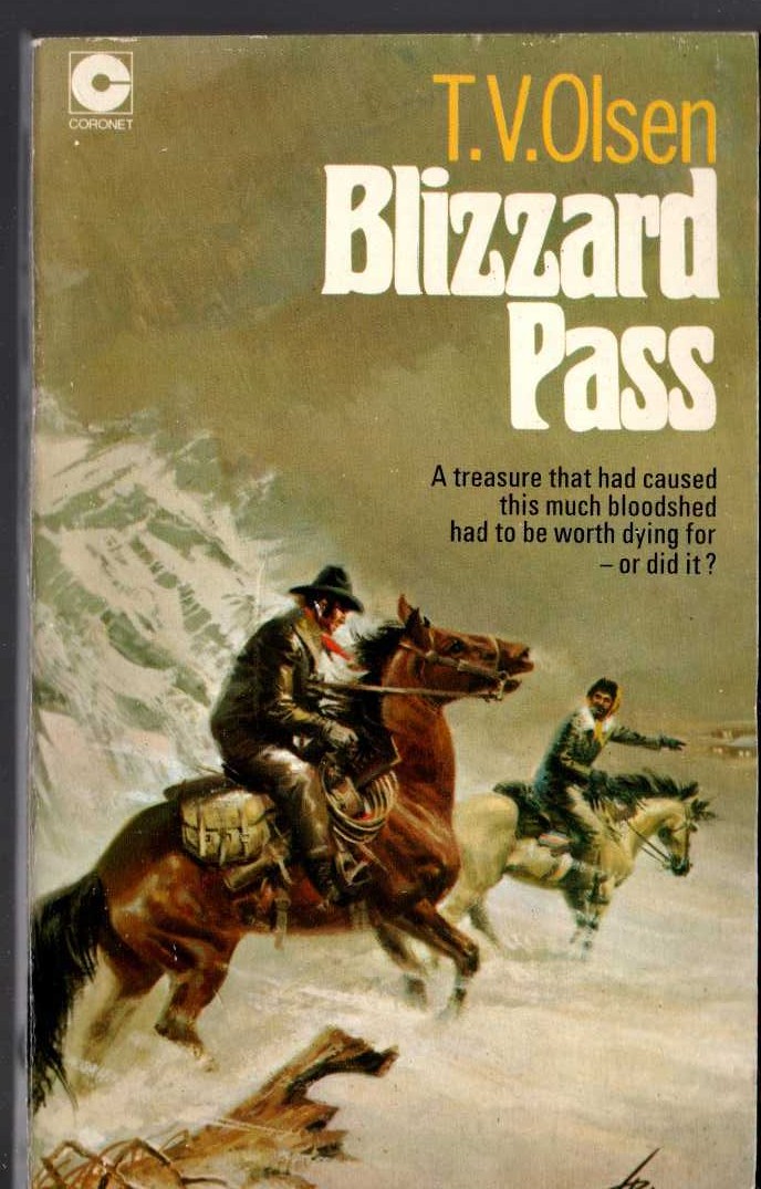 T.V. Olsen  BLIZZARD PASS front book cover image