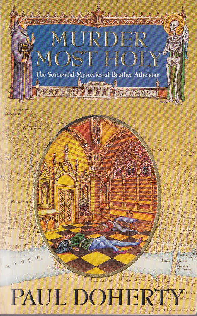 Paul Doherty  MURDER MOST HOLY front book cover image