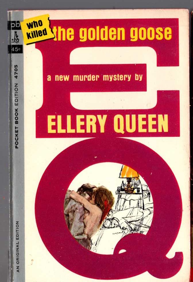 Ellery Queen  THE GOLDEN GOOSE front book cover image