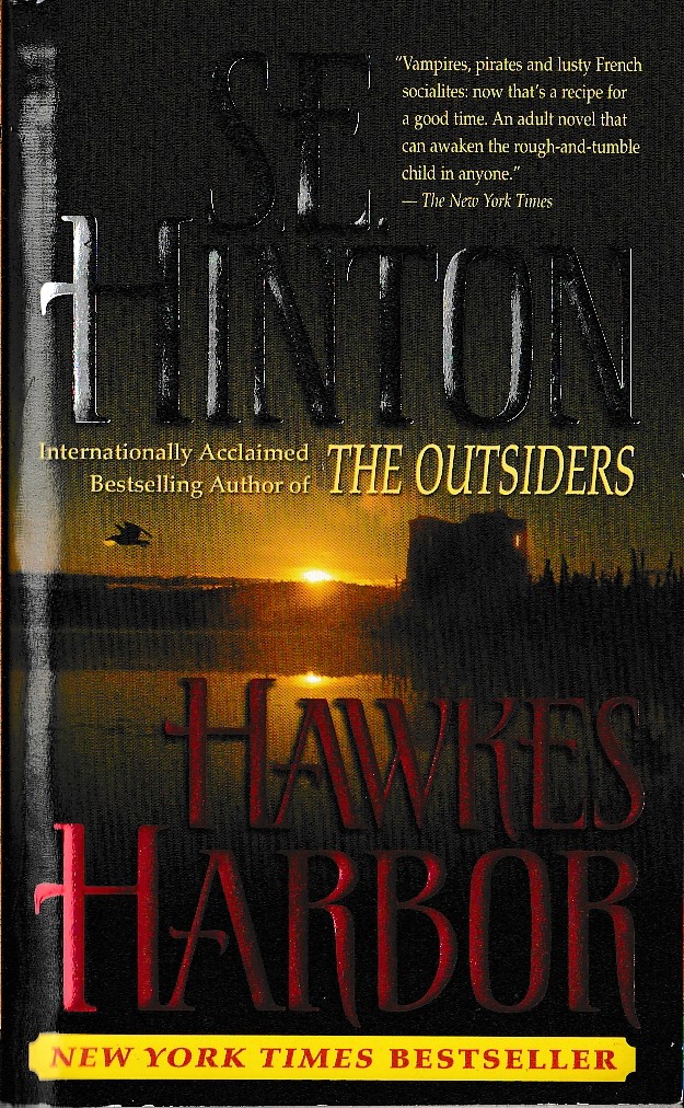 S.E. Hinton  HAWKES HARBOR front book cover image