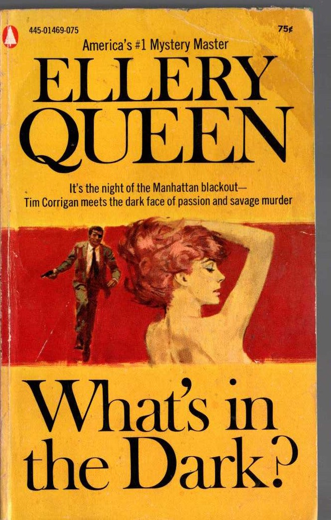 Ellery Queen  WHAT'S IN THE DARK front book cover image