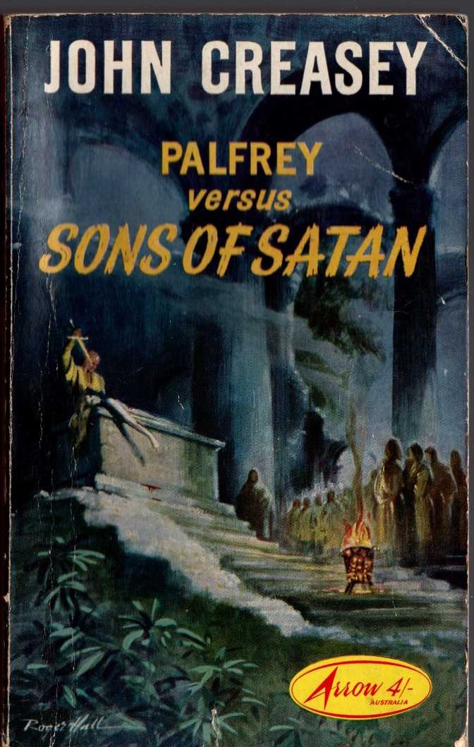 John Creasey  SONS OF SATAN (Doctor Palfrey) front book cover image