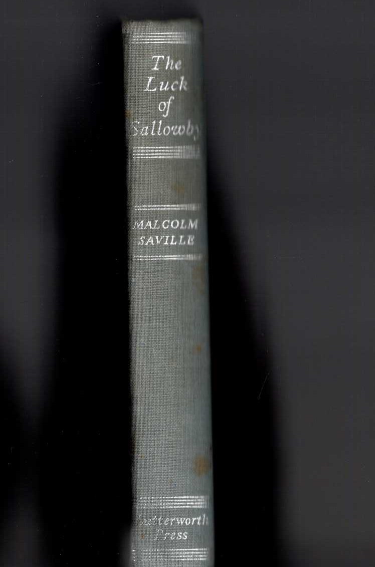 THE LUCK OF SALLOWBY front book cover image
