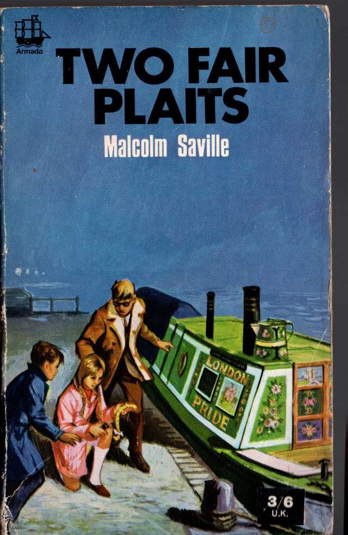 Malcolm Saville  TWO FAIR PLAITS front book cover image