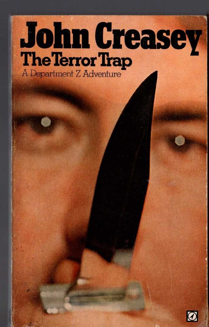 John Creasey  THE TERROR TRAP (Department 'Z') front book cover image