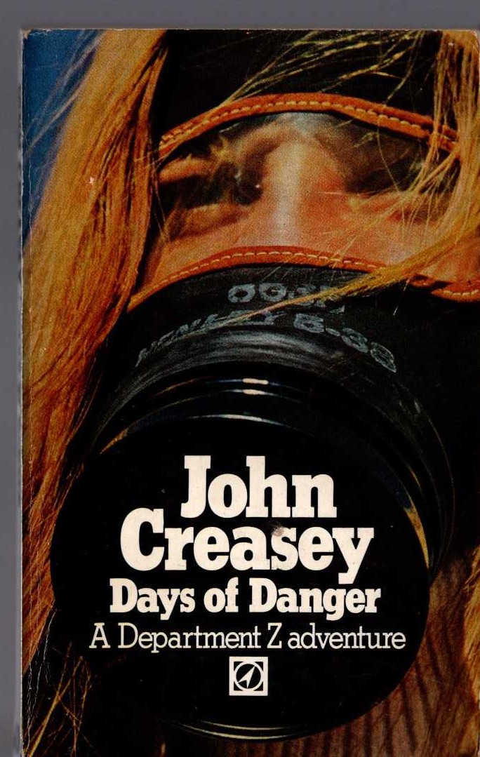 John Creasey  DAYS OF DANGER (Department 'Z') front book cover image